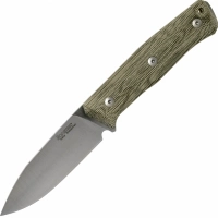 Нож с фиксированным клинком LionSteel B35, сталь Sleipner, рукоять Green canvas micarta купить в Красногорске