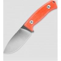 Нож с фиксированным клинком LionSteel M2 MiOR, сталь D2, рукоять Orange micarta купить в Красногорске