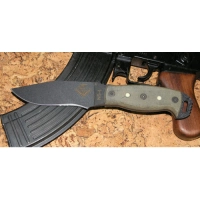 Нож с фиксированным клинком Ontario «NS-4 Black Canvas Micarta Handle» купить в Красногорске